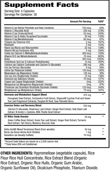 VitaHustle Ingredients