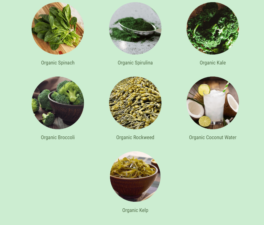 Detox Organics Ingredients