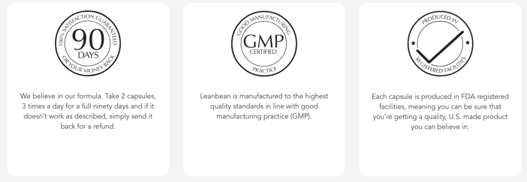 Leanbean Certifications