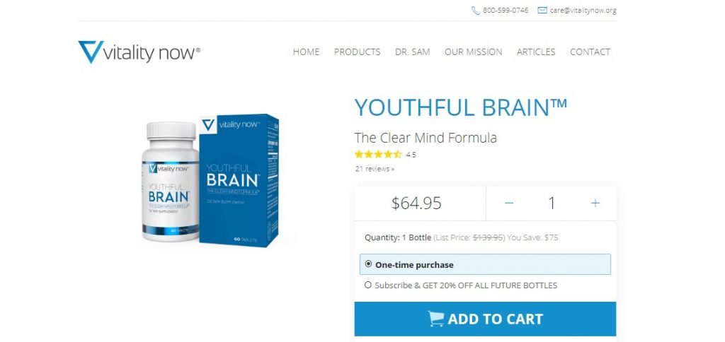 Vitality-Now-Youthful-Brain-price