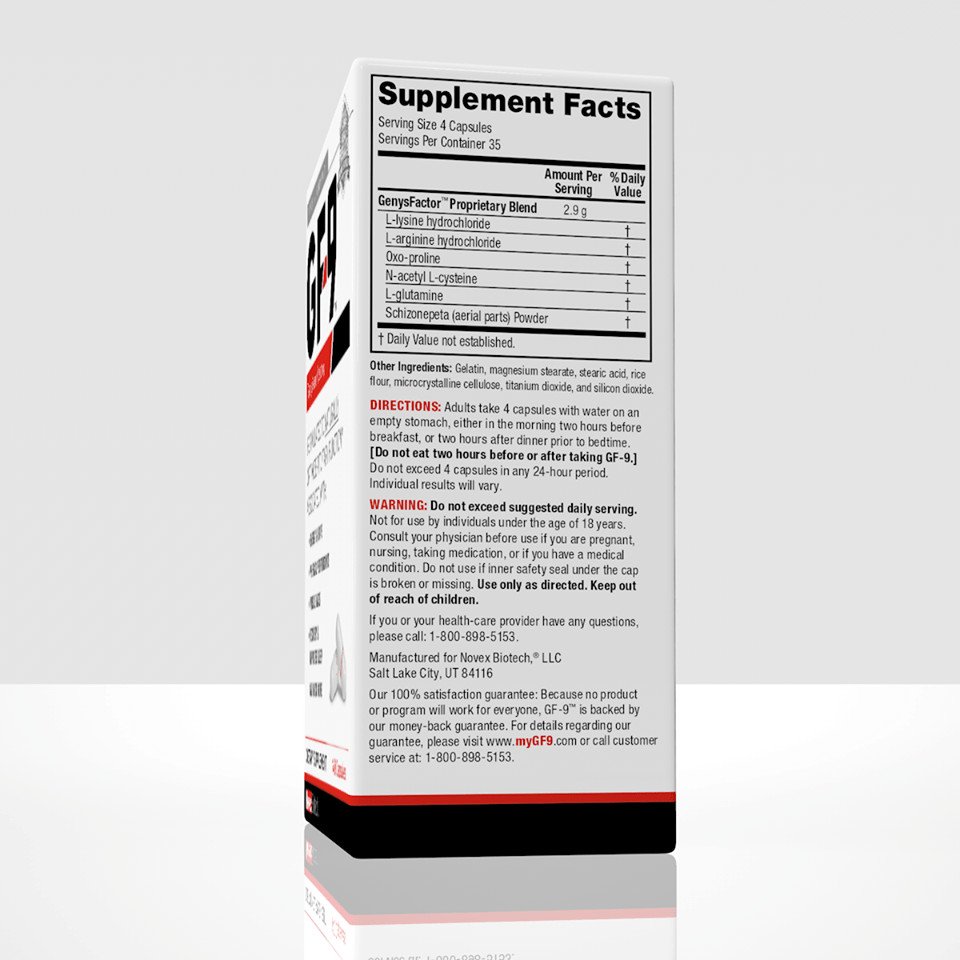 Growth Factor-9-Supplement Facts