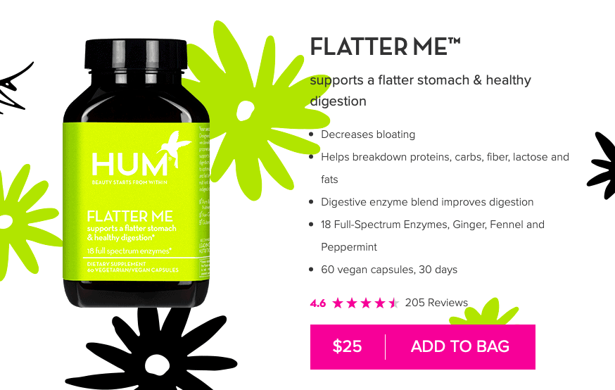 Hum Flatter Me Digestion Website