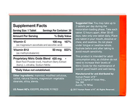 Neo40 Supplement Ingredients