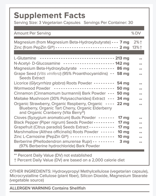 Total Restore by GUNDRY MD Supplement Facts