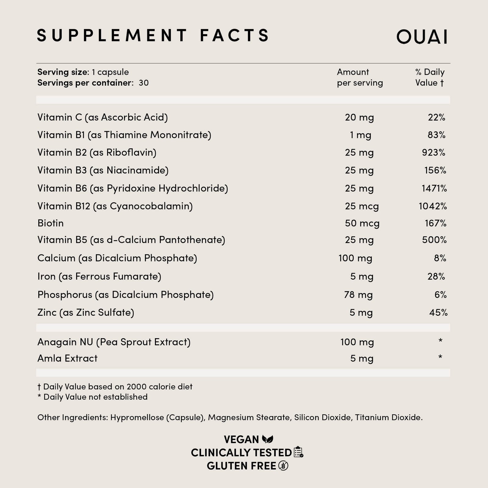 ouai ingredients