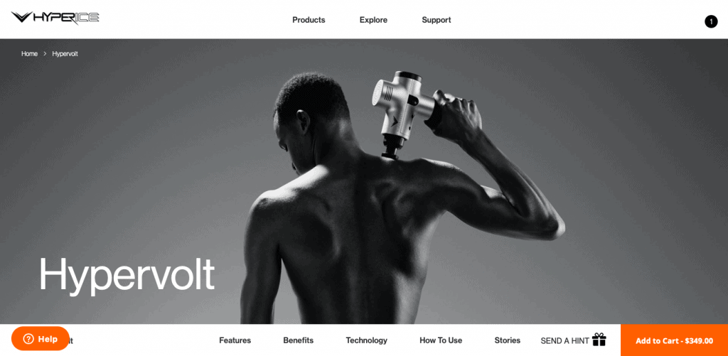 Hypervolt Website