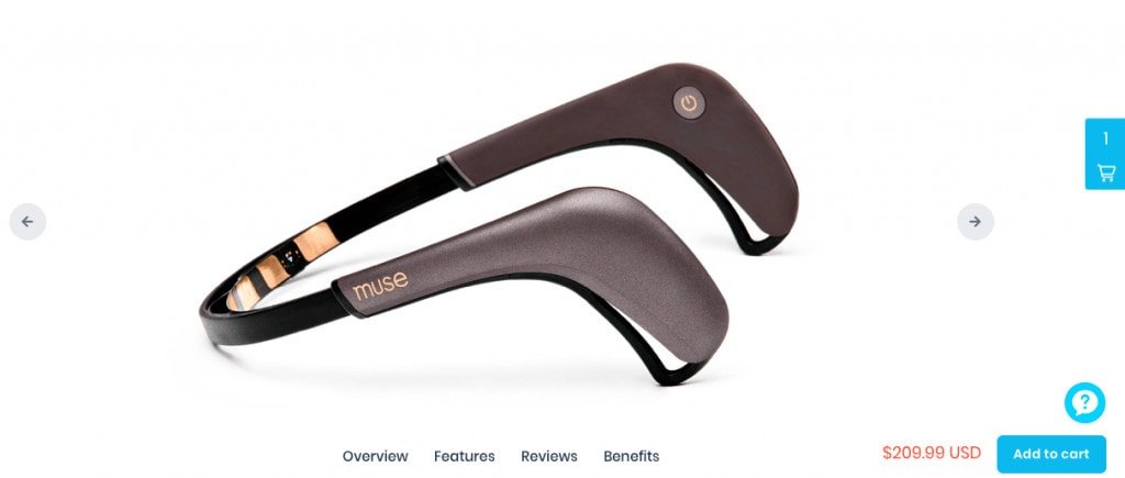 Muse 2 Meditation Headband Website
