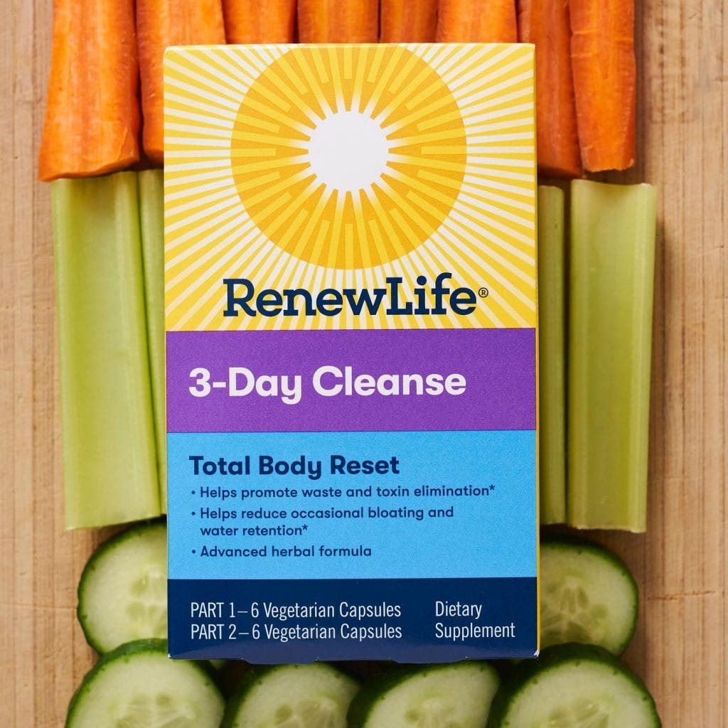 Renew Life 3Day Cleanse Dietary Supplement Box