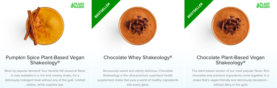 Shakeology by TeamBeachBody Flavors