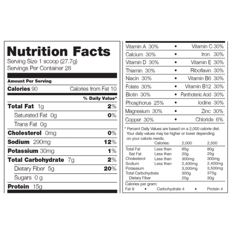 310-Meal-Replacement-Shake-Nutrition-Facts