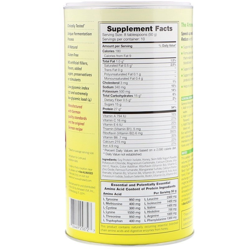 Almased-Dietary-Supplement-Facts