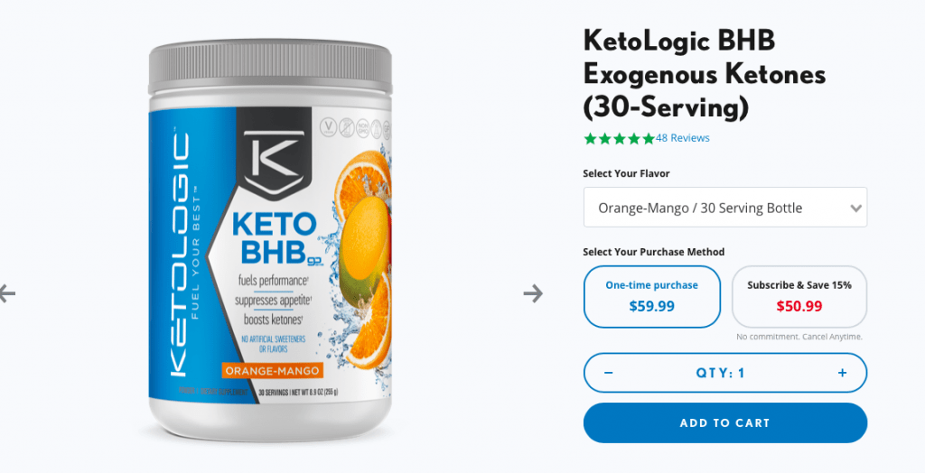 KetoLogic BHB Website