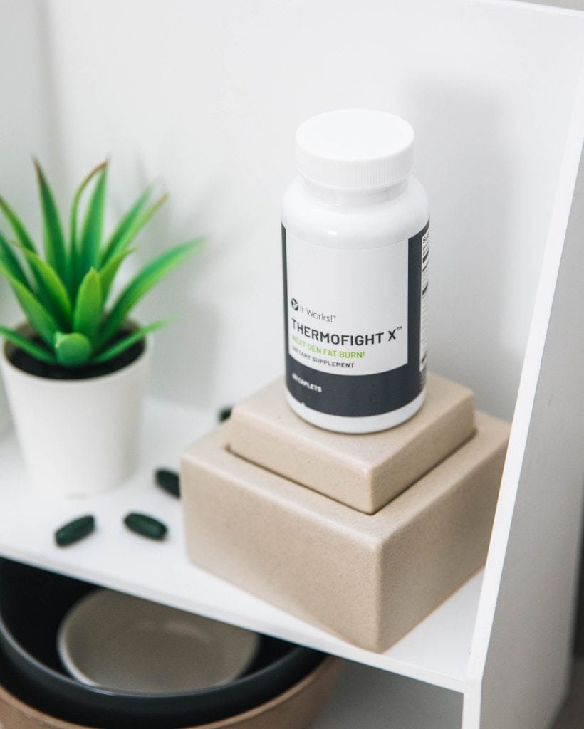 It Works Thermofight X bottle and pills