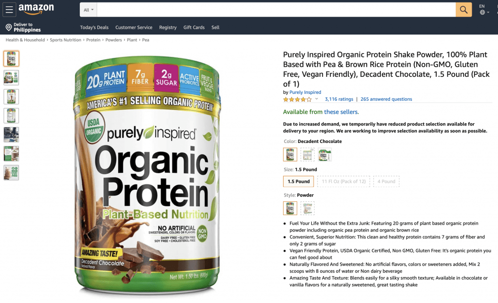 Where to buy Purely Inspired Organic Protein Shakes