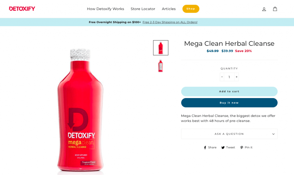 Detoxify Mega Clean Where To Buy