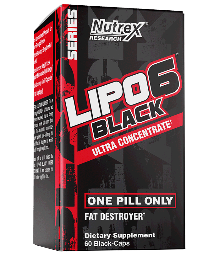 Lipo-6 Black Ultra Concentrate 60 Black Caps