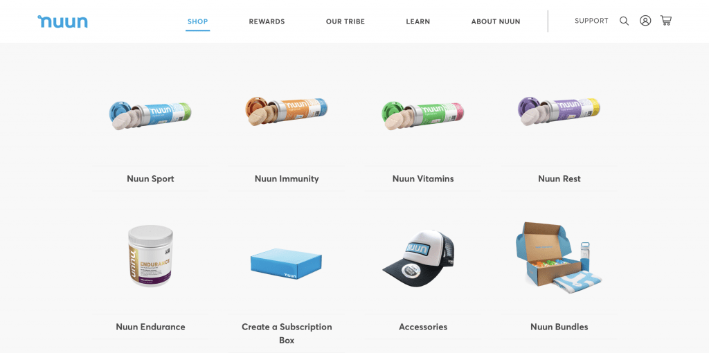 Nuun Company Website