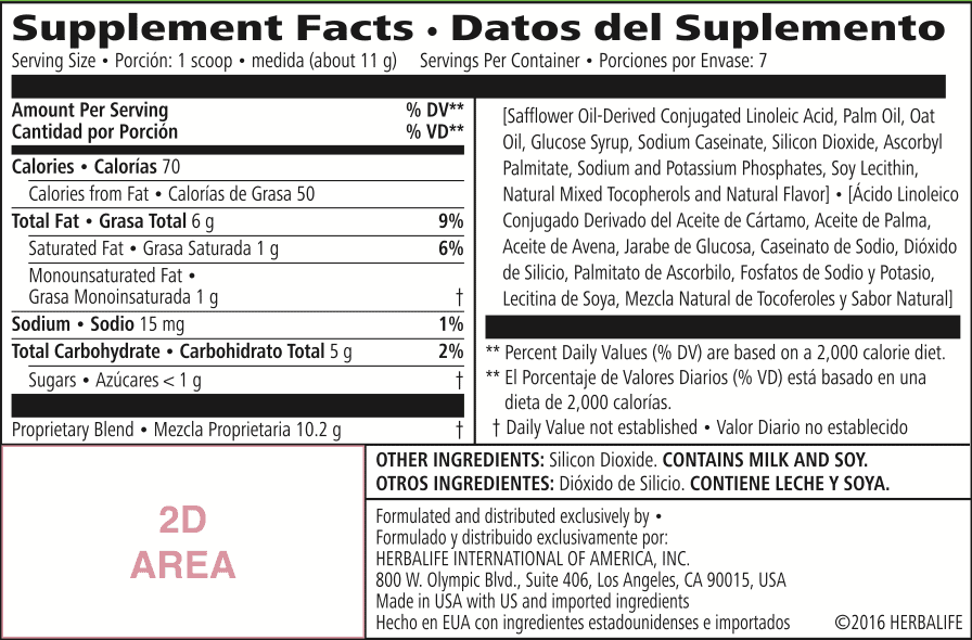 Prolessa Duo Fat Burner Supplement Facts