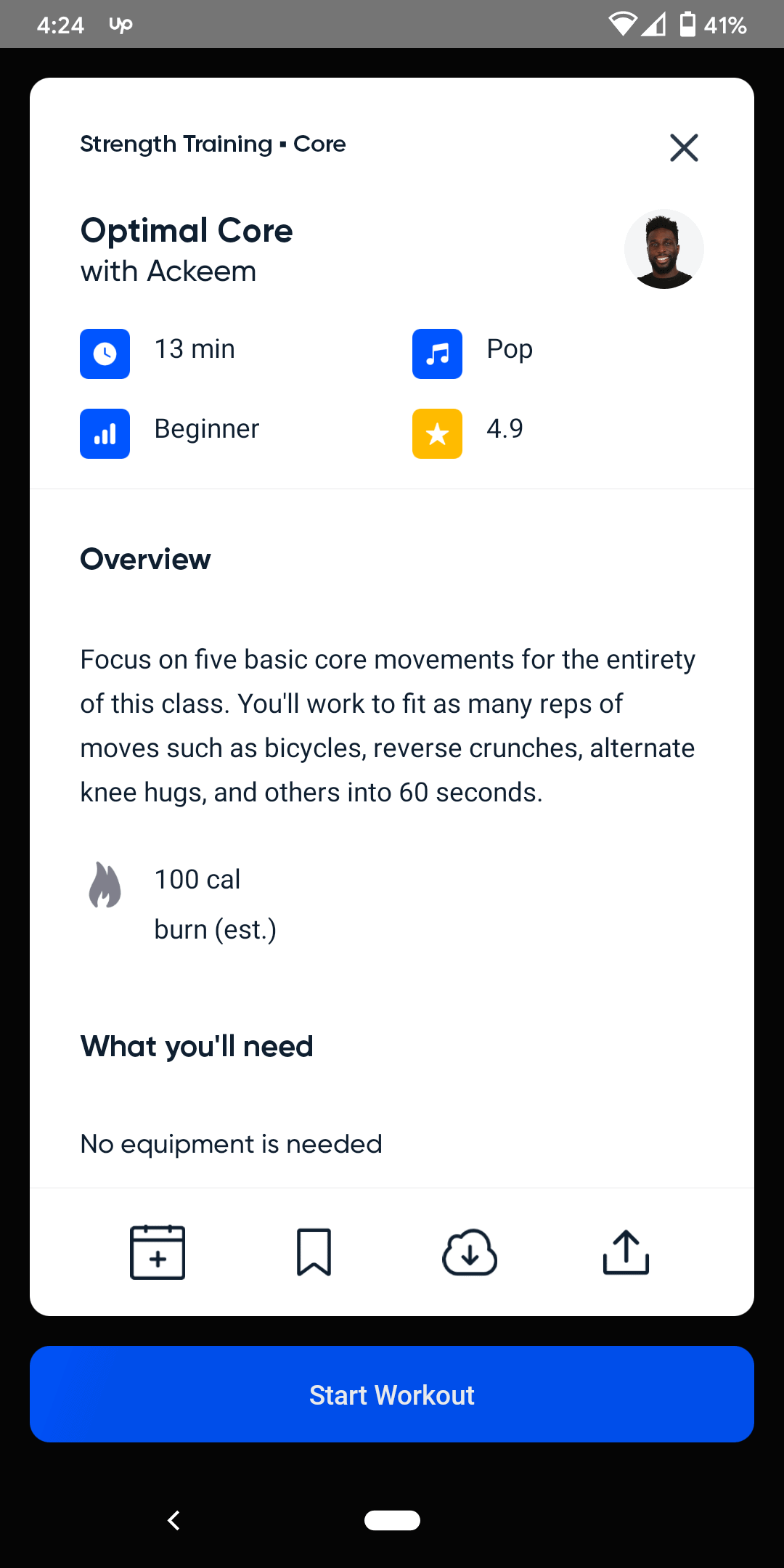 Aaptiv Workouts