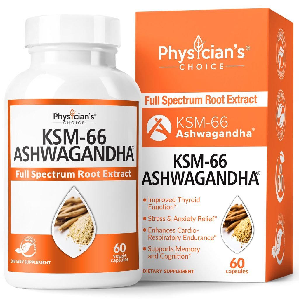 KSM-66 ASHWAGANDHA by Physicians choice