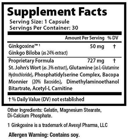 Memotenz supplement facts