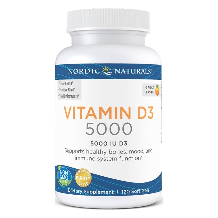 Nordic Naturals D3 Capsules 5000iu