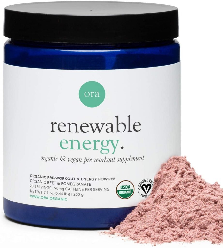 Ora Organic Renewable Energy Organic & Vegan Pre-Workout