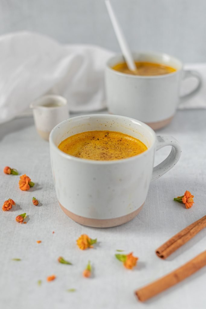 Turmeric in a cup