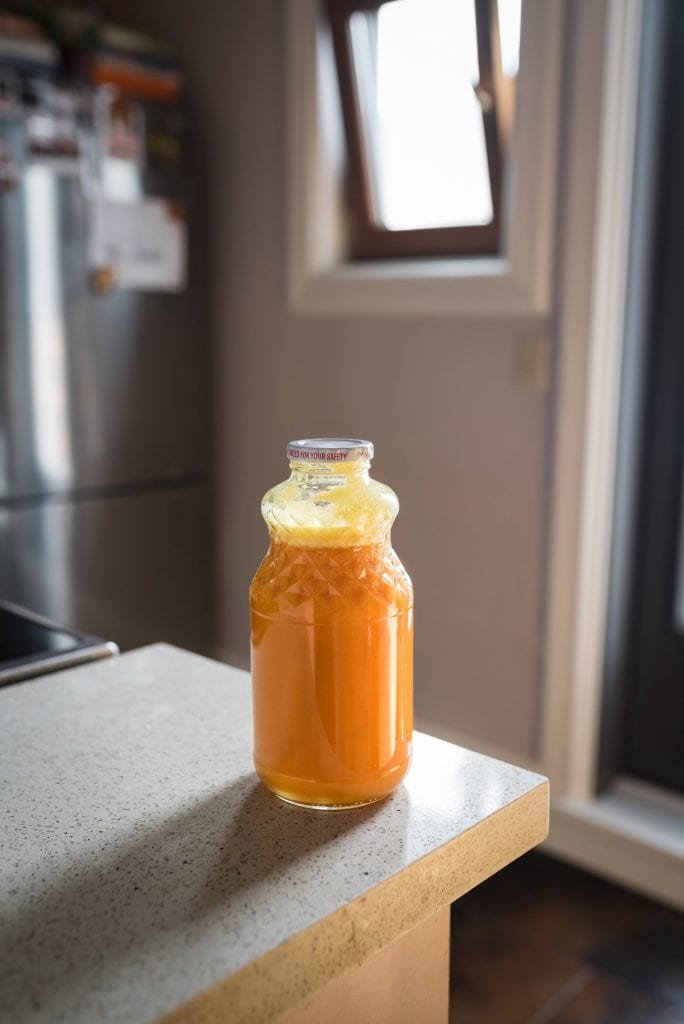 Turmeric in a juice form