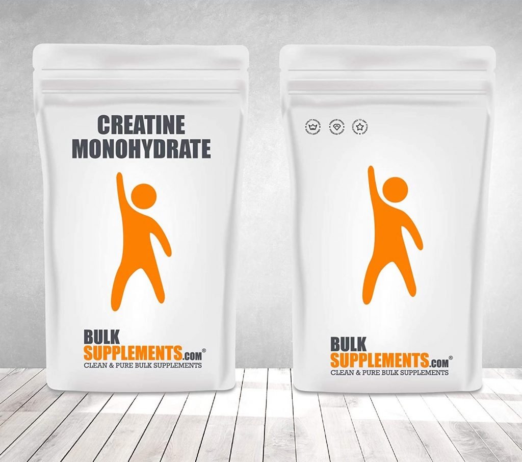Bulk Supplements Creatine Monohydrate packaging