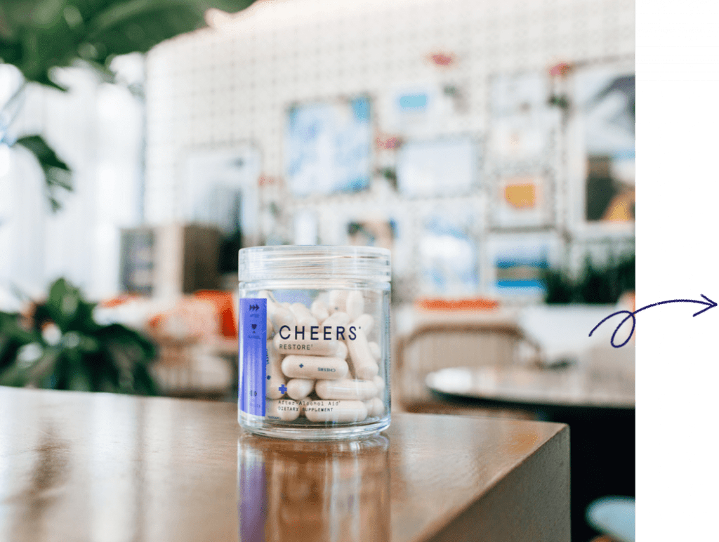 Cheers Restore bottle
