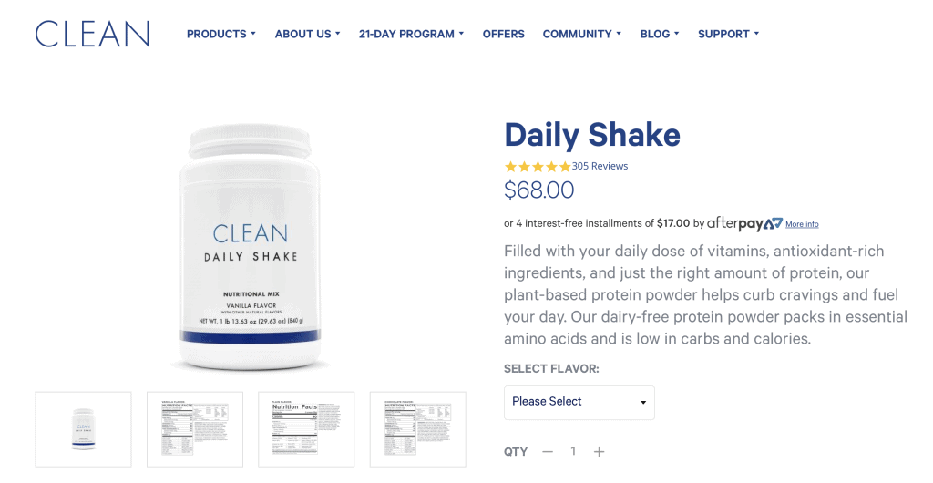 Clean Program Website