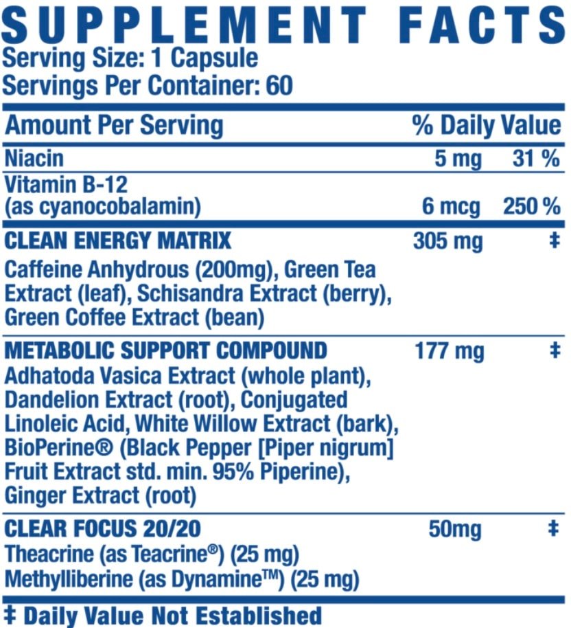 Light Weight Baby supplement facts