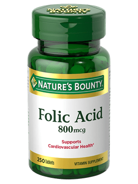 Natureโs Bounty Folic Acid