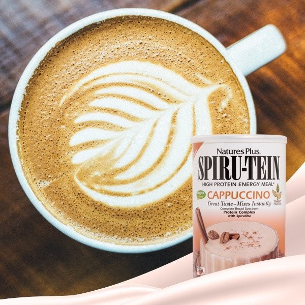 NaturesPlus SPIRU-TEIN cappuccino