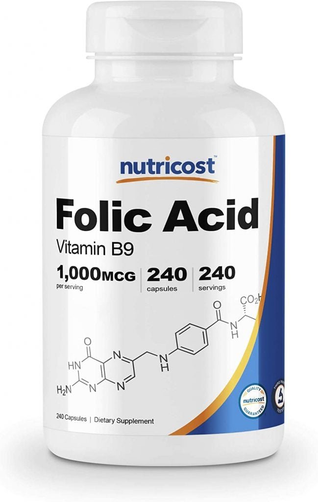 Nutricost Folic Acid