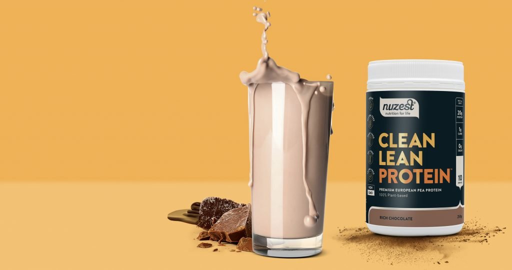 Nuzest Clean Lean Protein in cup