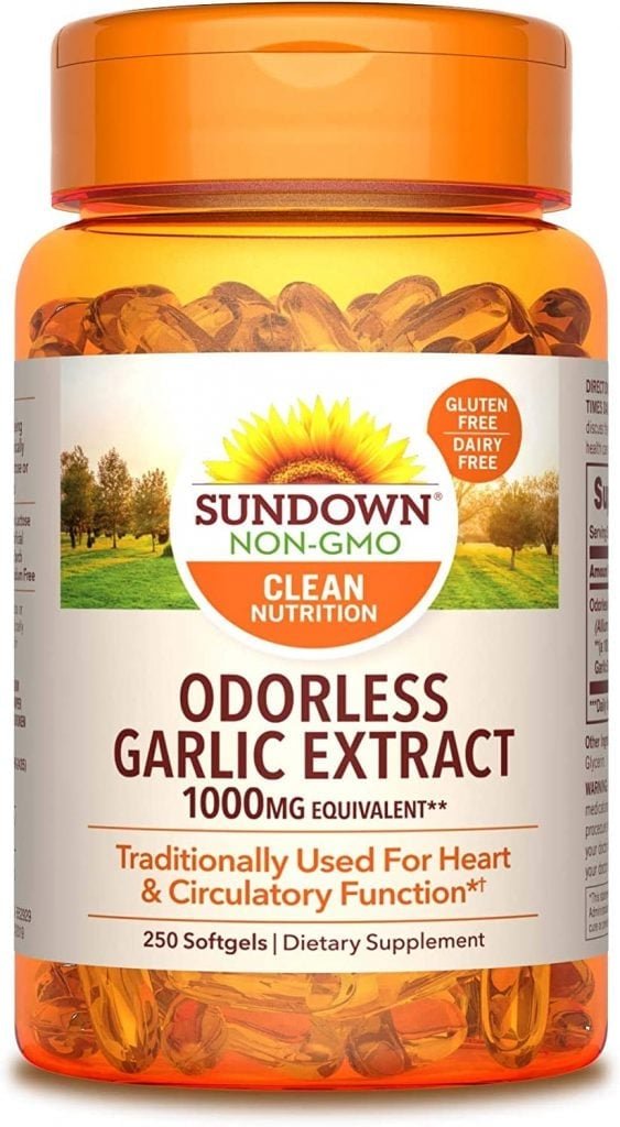 Odorless Garlic Extract, from Sundown