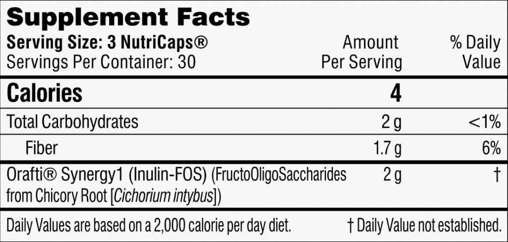 performance lab probiotic supplement facts