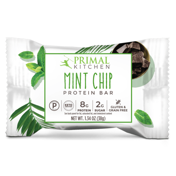 Primal Kitchen Protein Bars Mint Chip sachet