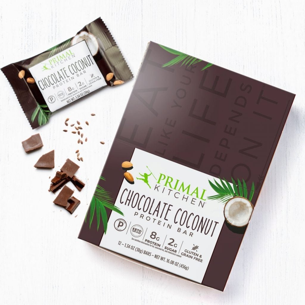 Primal Kitchen Protein Bars chocolate