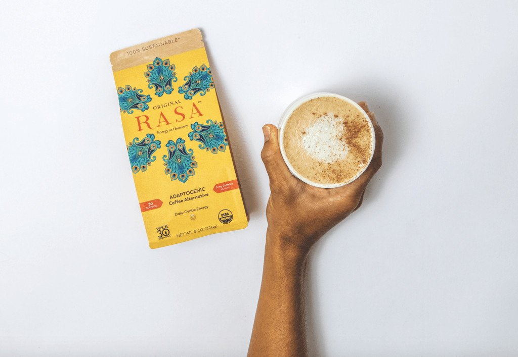Rasa Coffee Alternative in a cup