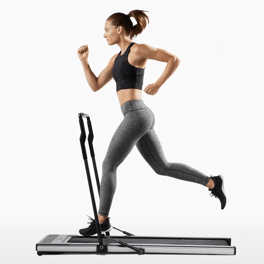 Treadly 2 fitness device full view with model