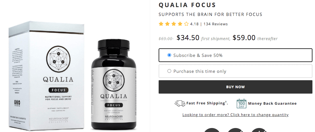 Where To Buy Qualia Focus