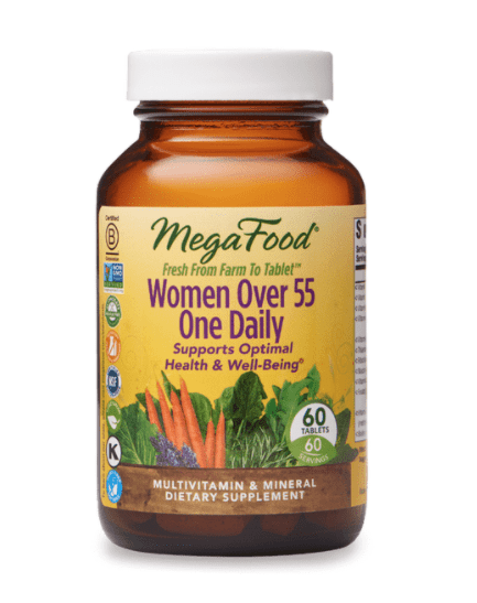 Womenโs Over 55 One Daily, from Mega Food