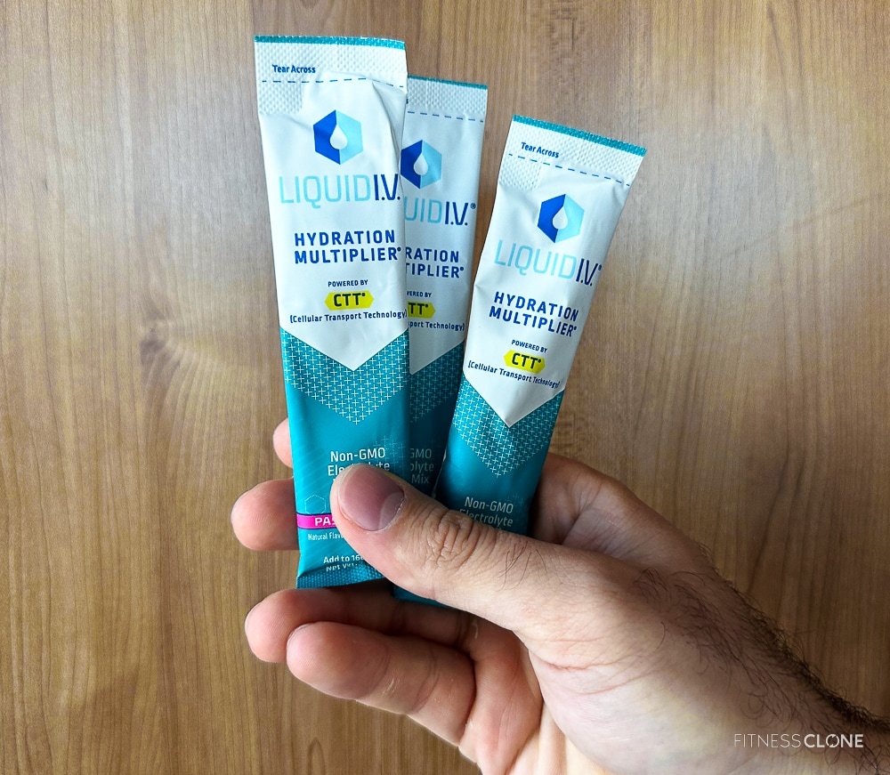 Liquid IV Hydration Multiplier In Hand