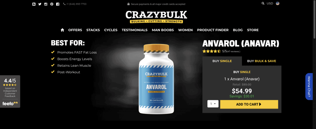Anvarol Website