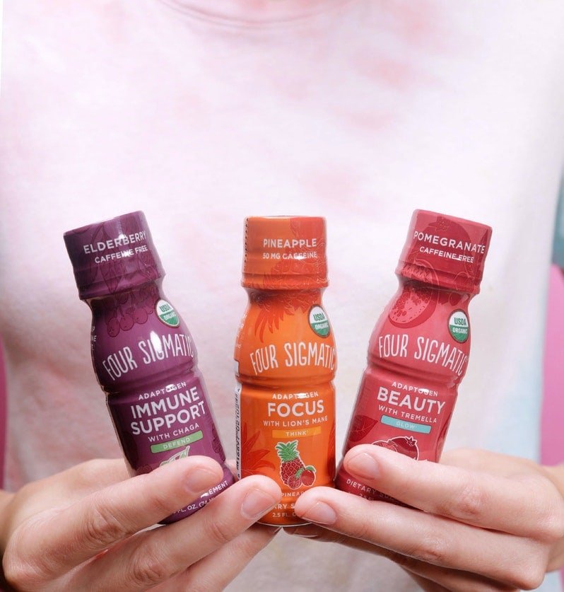 Four Sigmatic Adaptogen Shots Bottles