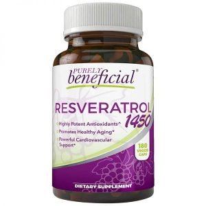 Purely Beneficial Reservatrol bottle Purely Beneficial Reservatrol bottle