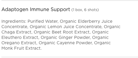 Adaptogen Immune Support Ingredients
